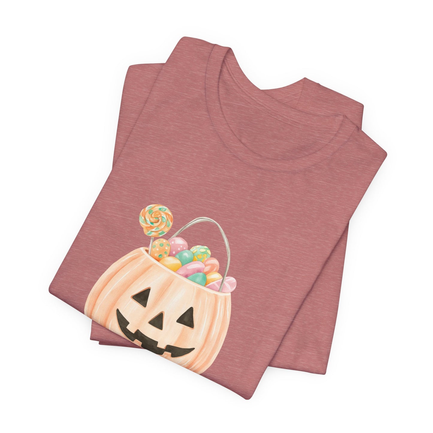 Halloween Trick or Treat T-Shirt, Unisex Graphic Tee, Fall Wardrobe Addition, Perfect for Halloween Parties, Spooky Season Wear