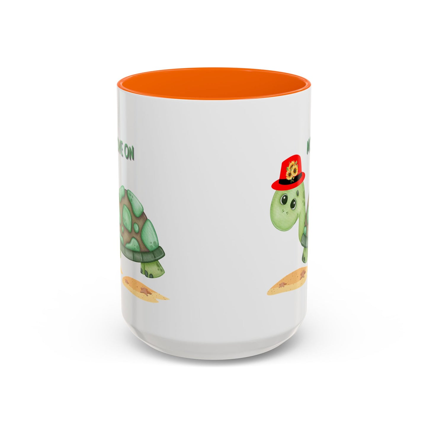 Turtle with a sunflower hat Coffee Mug