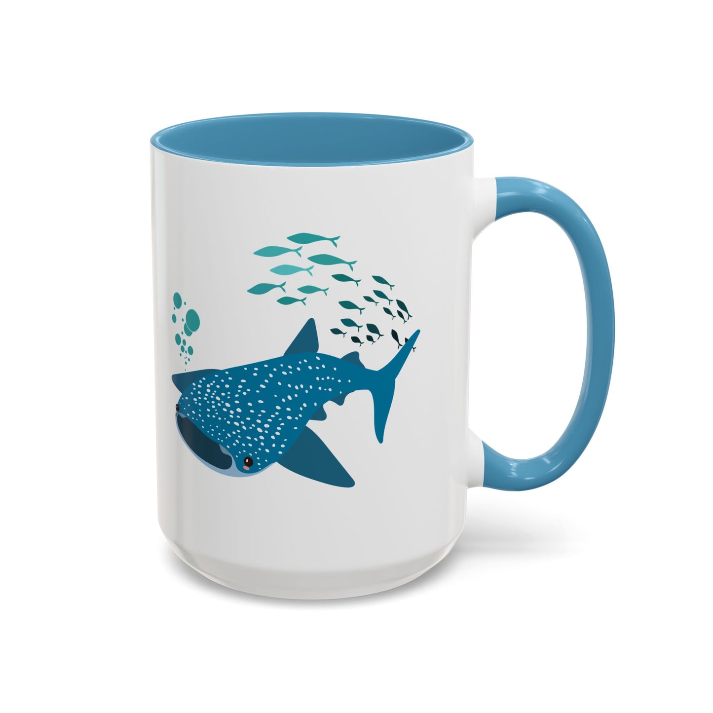 Whale Shark school of fish and buddles Coffee Mug