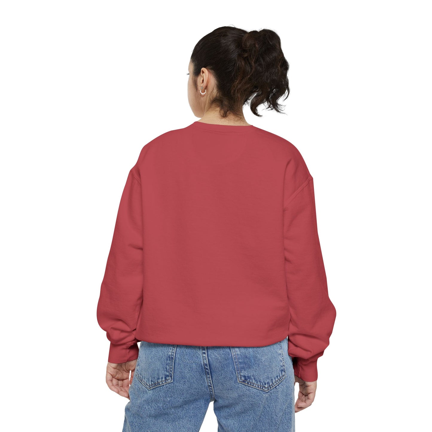 Whale with a bandage and bubble Unisex Garment-Dyed Sweatshirt