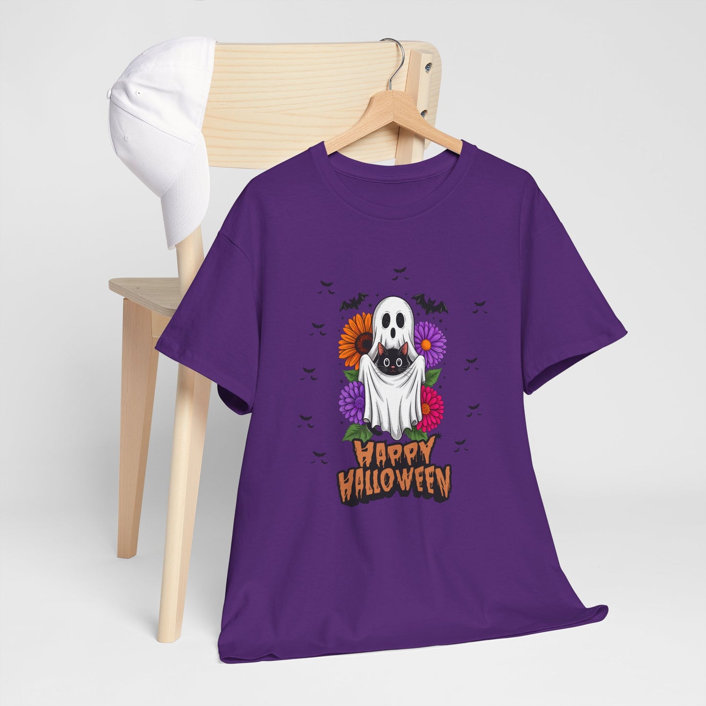 Halloween Ghost Unisex Tee, Perfect for Trick-or-Treating, Spooky Season Shirts, Fall Vibes, Halloween Party Attire