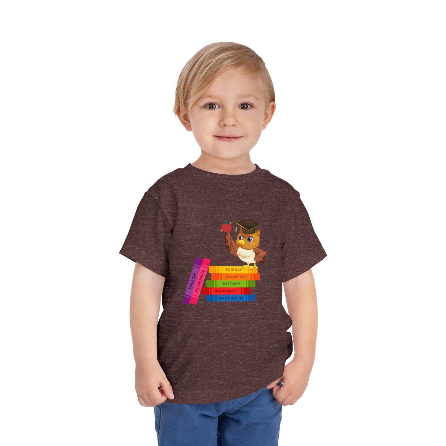 Graduation Owl Toddler Tee, Kids Graduation Gift, Cute Animal Shirt, Back to School Outfit, Book Lover Apparel, Preschool Tee