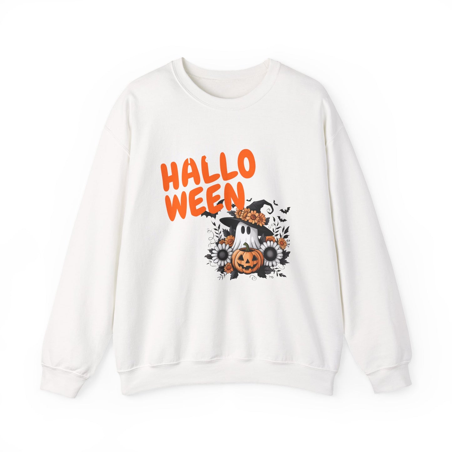 Halloween Unisex Crewneck Sweatshirt, Cozy Fall Apparel, Halloween Costume, Cute Ghost Sweatshirt, Unisex Halloween Gift