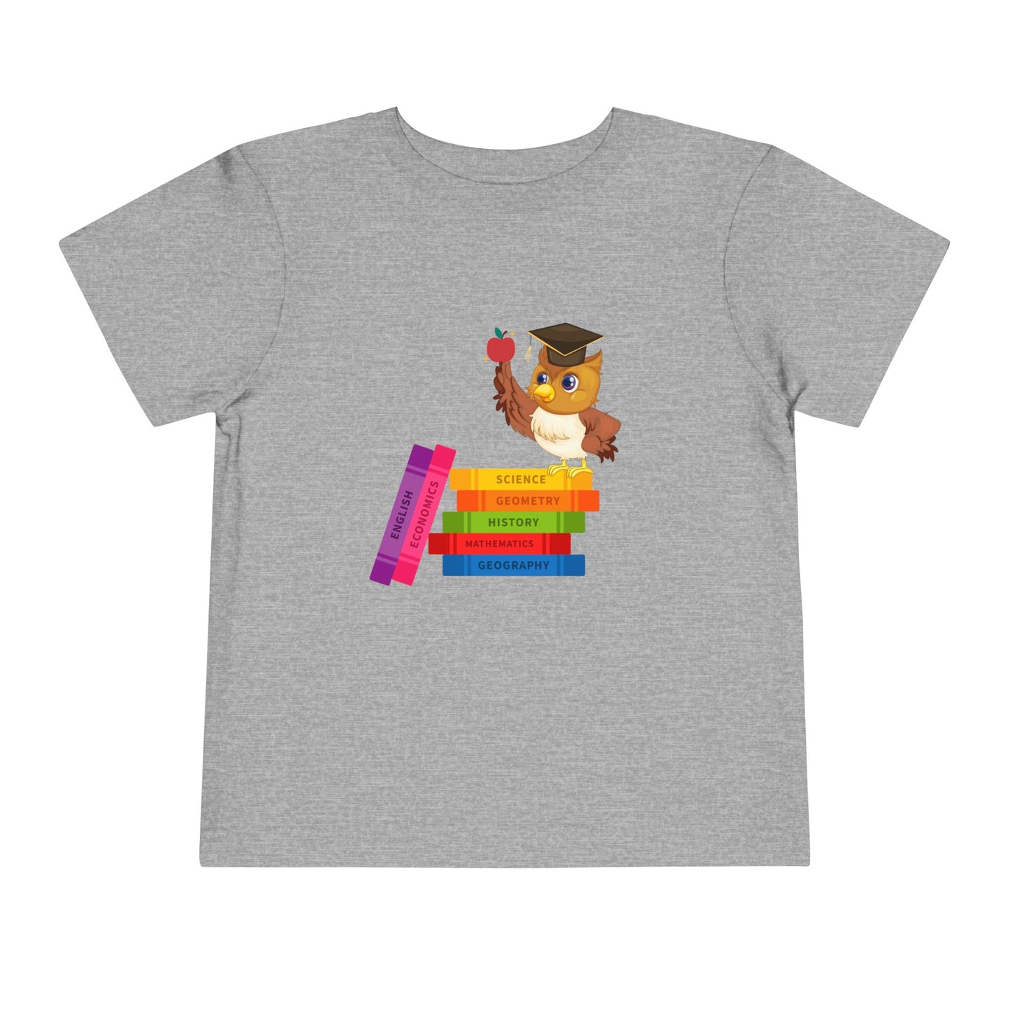 Graduation Owl Toddler Tee, Kids Graduation Gift, Cute Animal Shirt, Back to School Outfit, Book Lover Apparel, Preschool Tee
