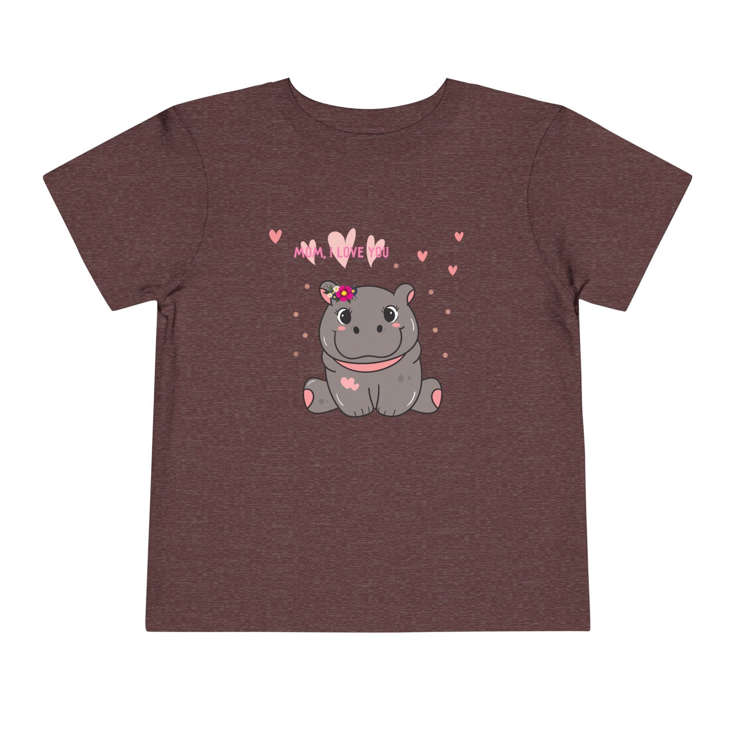 Cute Hippo Toddler Tee, Adorable Animal Shirt, Baby Shower Gift, Kids Birthday Outfit, Playful Summer Wear