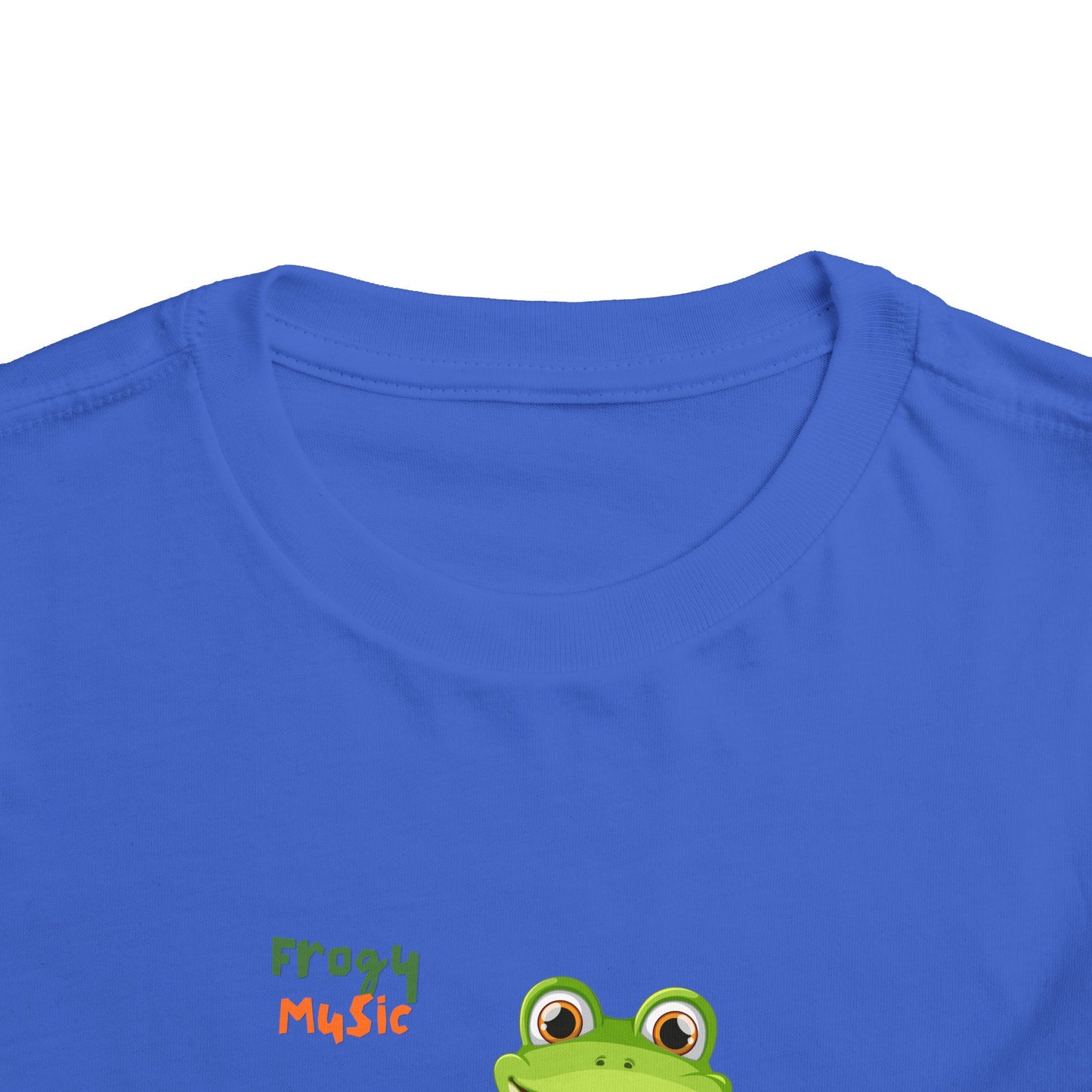 Musical Frog Toddler Tee, Cute Gift for Kids, Fun Summer Wear, Birthday Present, Playful Tee for Little Ones