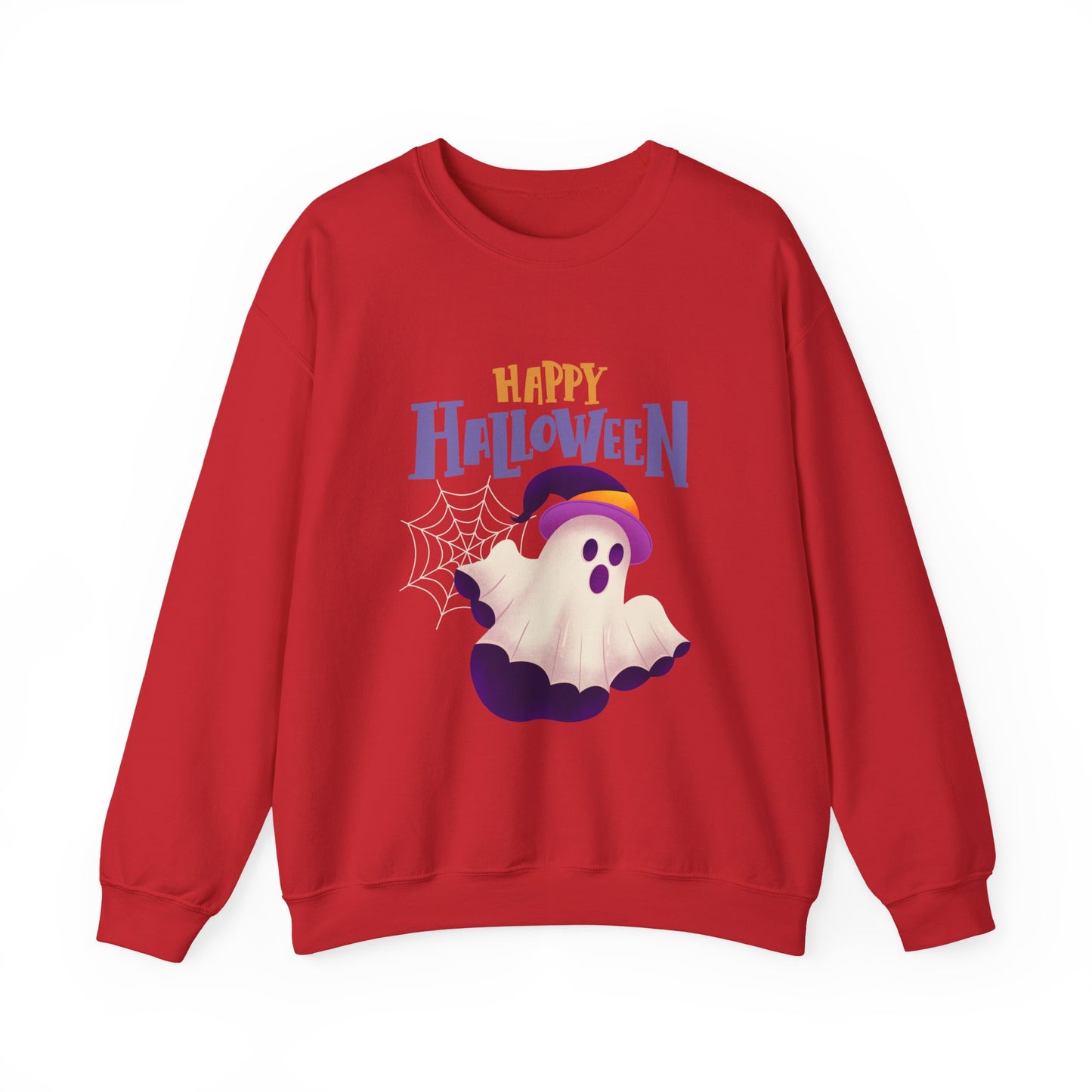 Halloween Ghost Sweatshirt | Unisex Crewneck | Spooky Season Apparel, Halloween Gift, Cozy Outfit, Festival Wear, Autumn Fashion
