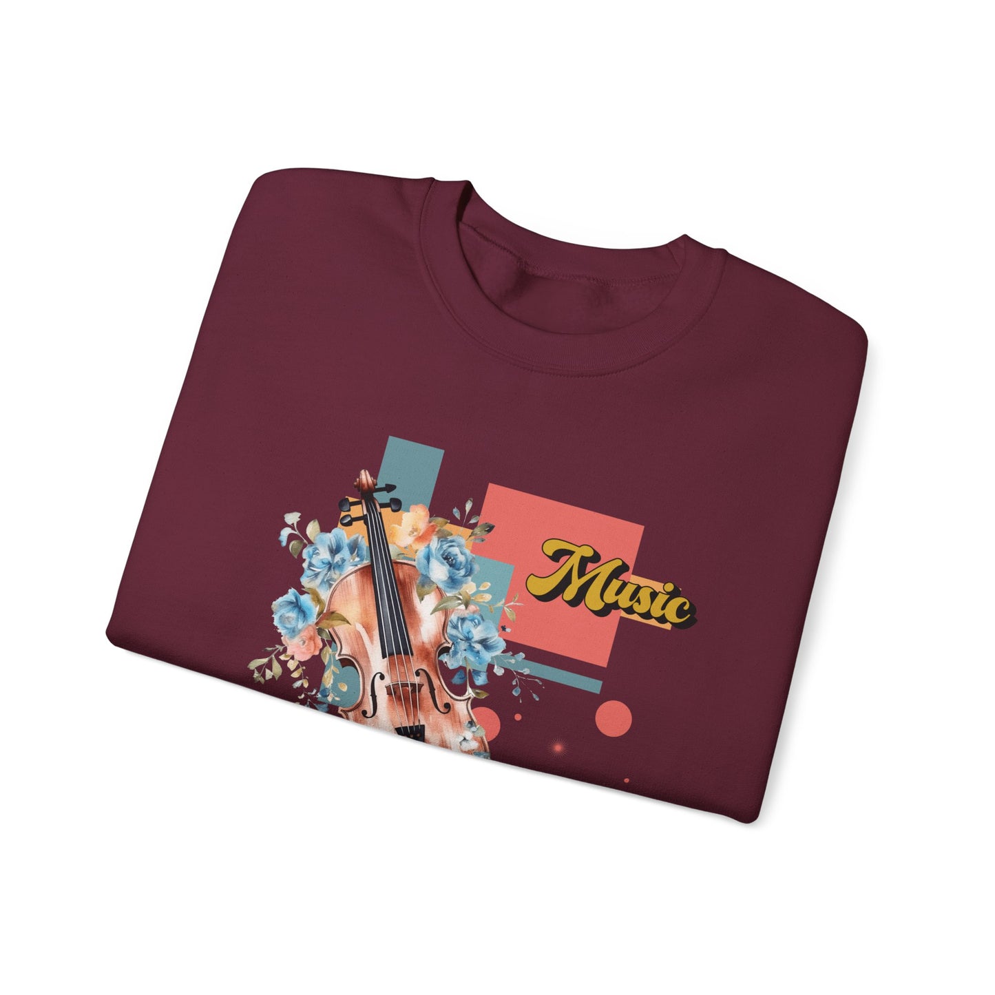 Musical Vibes Crewneck Sweatshirt | Gift for Music Lovers, Cozy and Stylish, Perfect for Concerts, Casual Wear, All Seasons