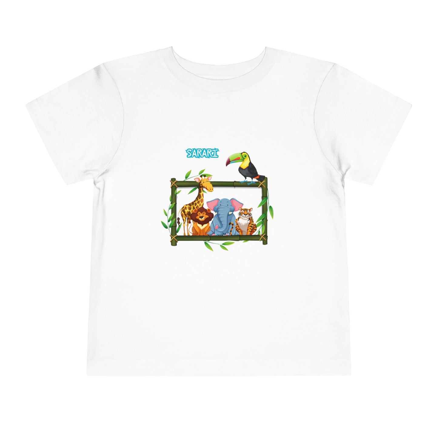 Safari Animal Toddler T-Shirt, Cute Animal Tee, Kids Safari Shirt, Birthday Gift for Kids, Summer Outfit, Playtime Apparel