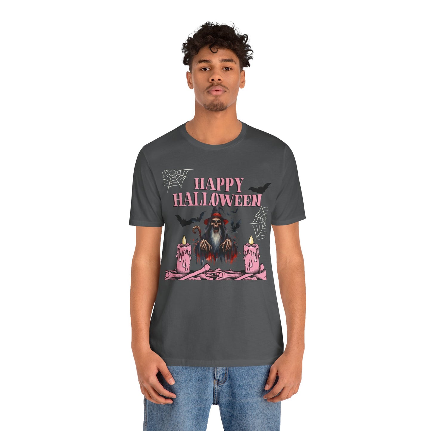 Happy Halloween Unisex T-Shirt | Spooky Seasonal Tee, Halloween Apparel, Ghostly Gifts, Casual Wear, October Celebration Shirt