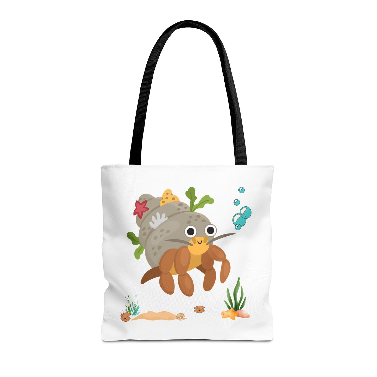 Hermit crab with shell underwater Tote Bag