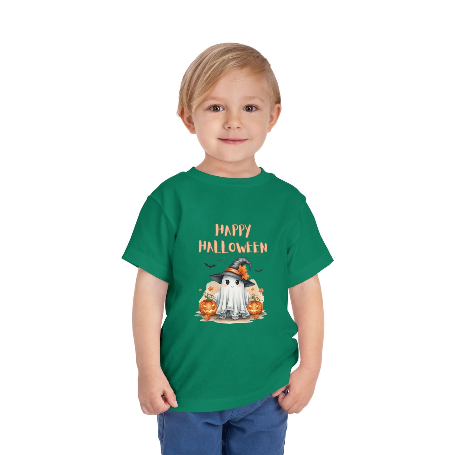 Toddler Halloween Tee, Spooky Ghost Shirt, Cute Kids Halloween Costume, Fall Celebration Top, Pumpkin Themed Tee