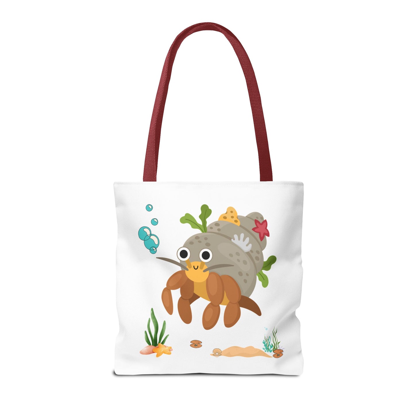 Hermit crab with shell underwater Tote Bag