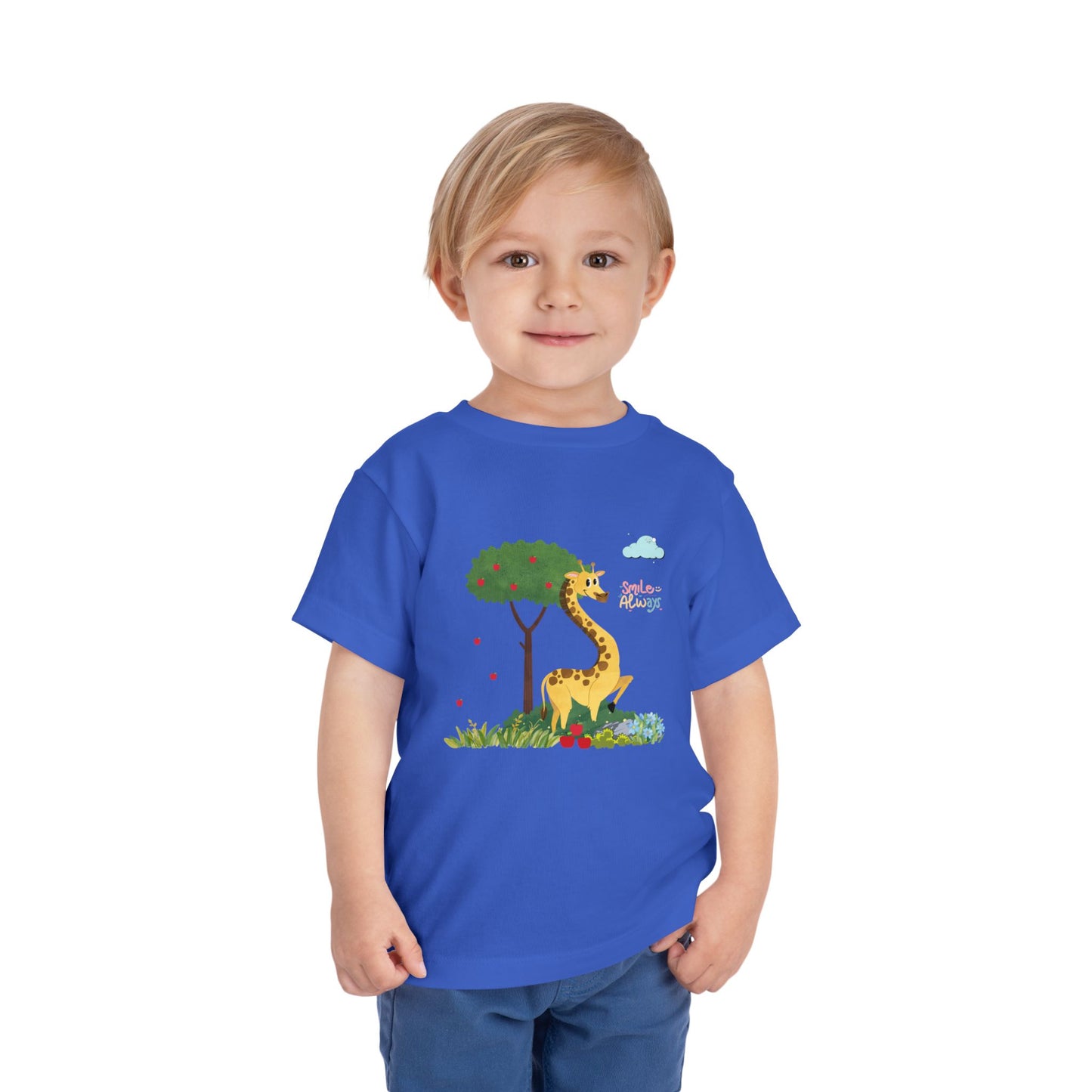 Adorable Toddler Giraffe Tee, Cute Kids Shirt, Playful Summer Top, Toddler Gift, Nature-Themed Children’s Apparel
