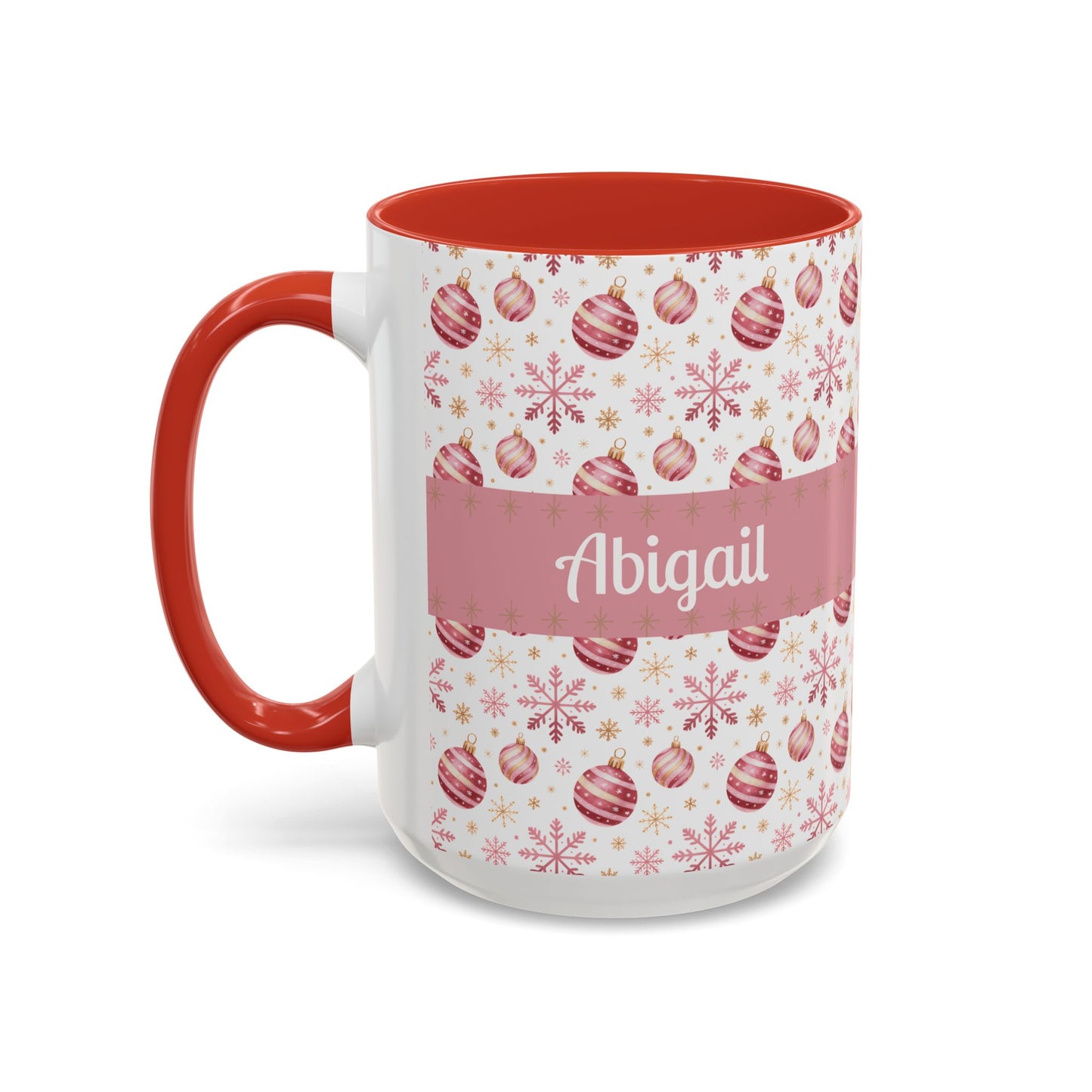 Personalized Holiday Coffee Mug - Custom Name - Festive Christmas Gift, Winter Decor, Family Mug, Personalized Present