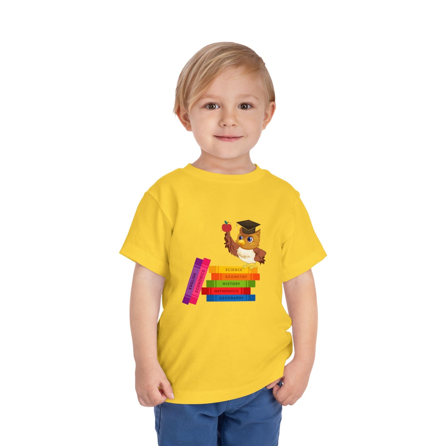 Graduation Owl Toddler Tee, Kids Graduation Gift, Cute Animal Shirt, Back to School Outfit, Book Lover Apparel, Preschool Tee