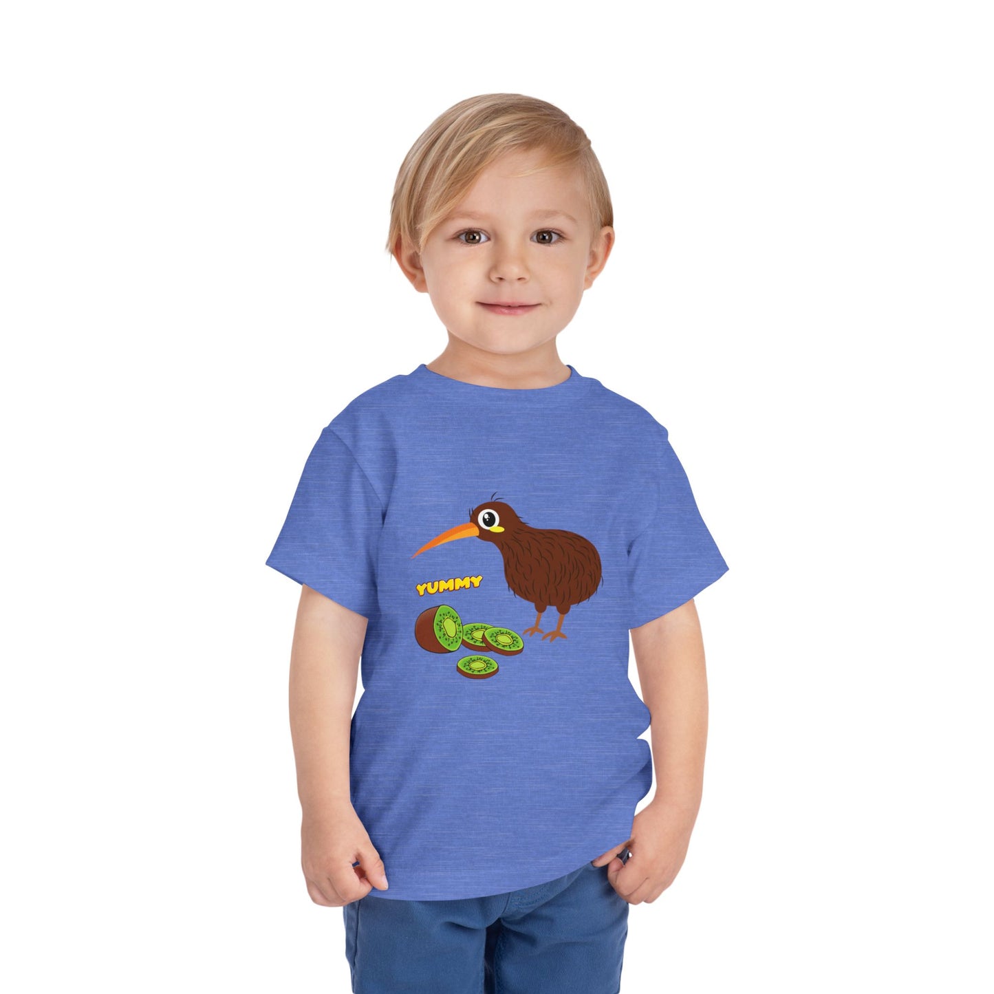 Adorable Kiwi Bird Toddler Tee, Cute Kids Shirt, Fun Toddler Gift, Playful Short Sleeve Tee, Baby Shower Present, Summer Outfit