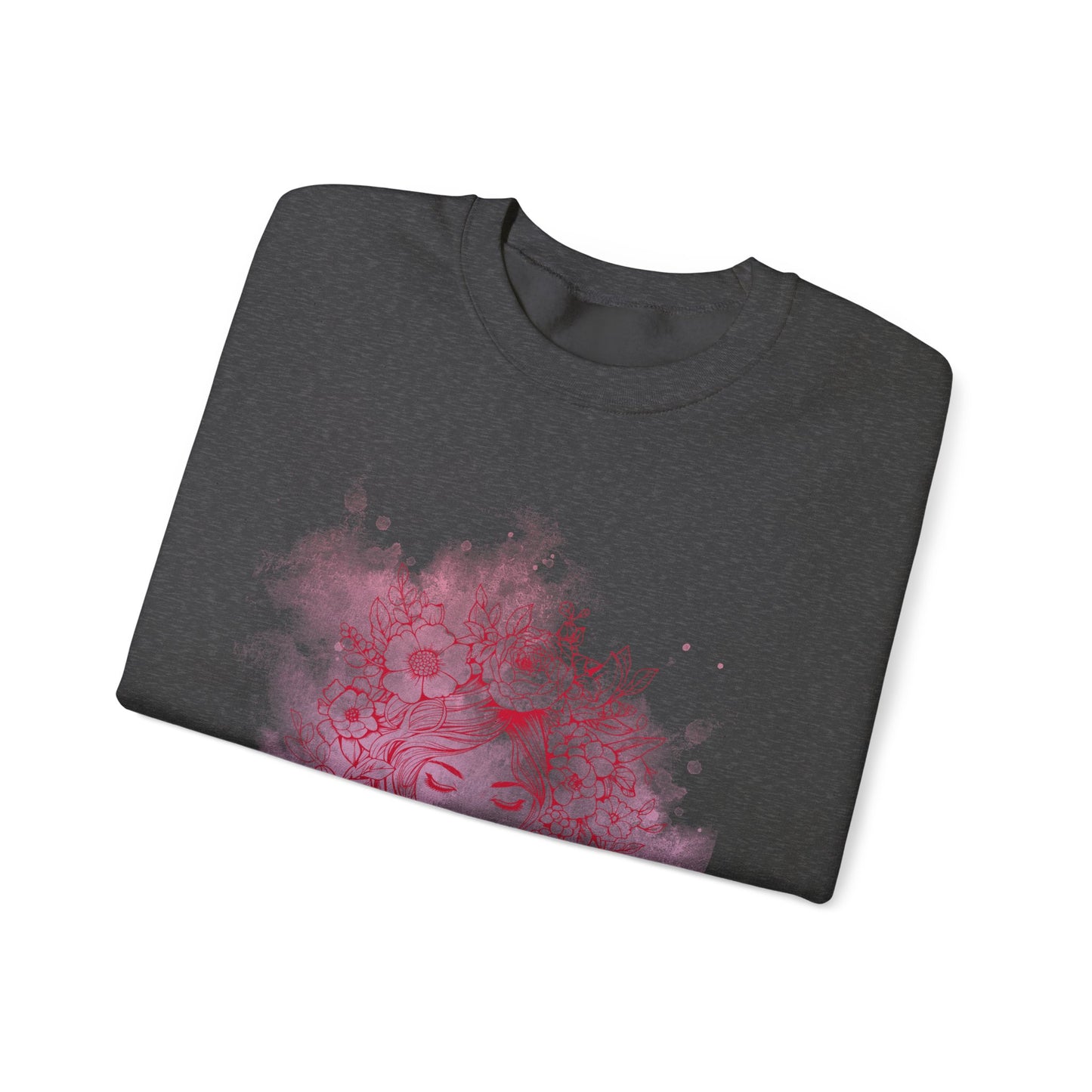 Floral Dreamer Crewneck Sweatshirt | Unisex Cozy Top, Stylish Gift, Fall Fashion, Floral Art, Everyday Comfort