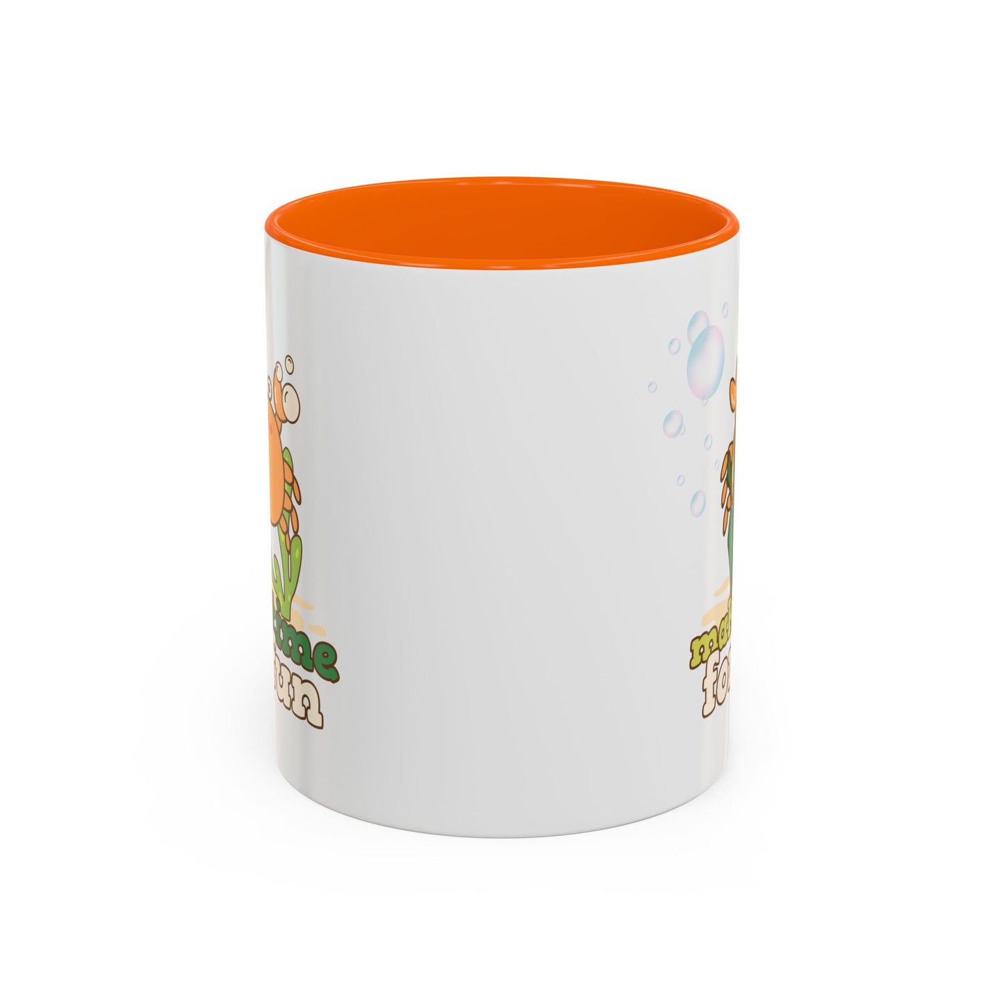 Cartoon crab lllusstration promoting joy and playfulness Coffee Mug