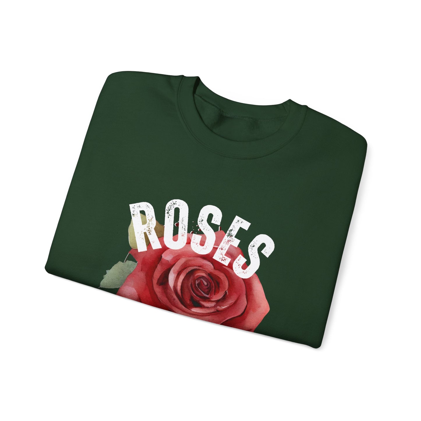 Roses Unisex Sweatshirt - Cozy Fashion, Floral Gift, Casual Style, Valentine's Day, Everyday Wear