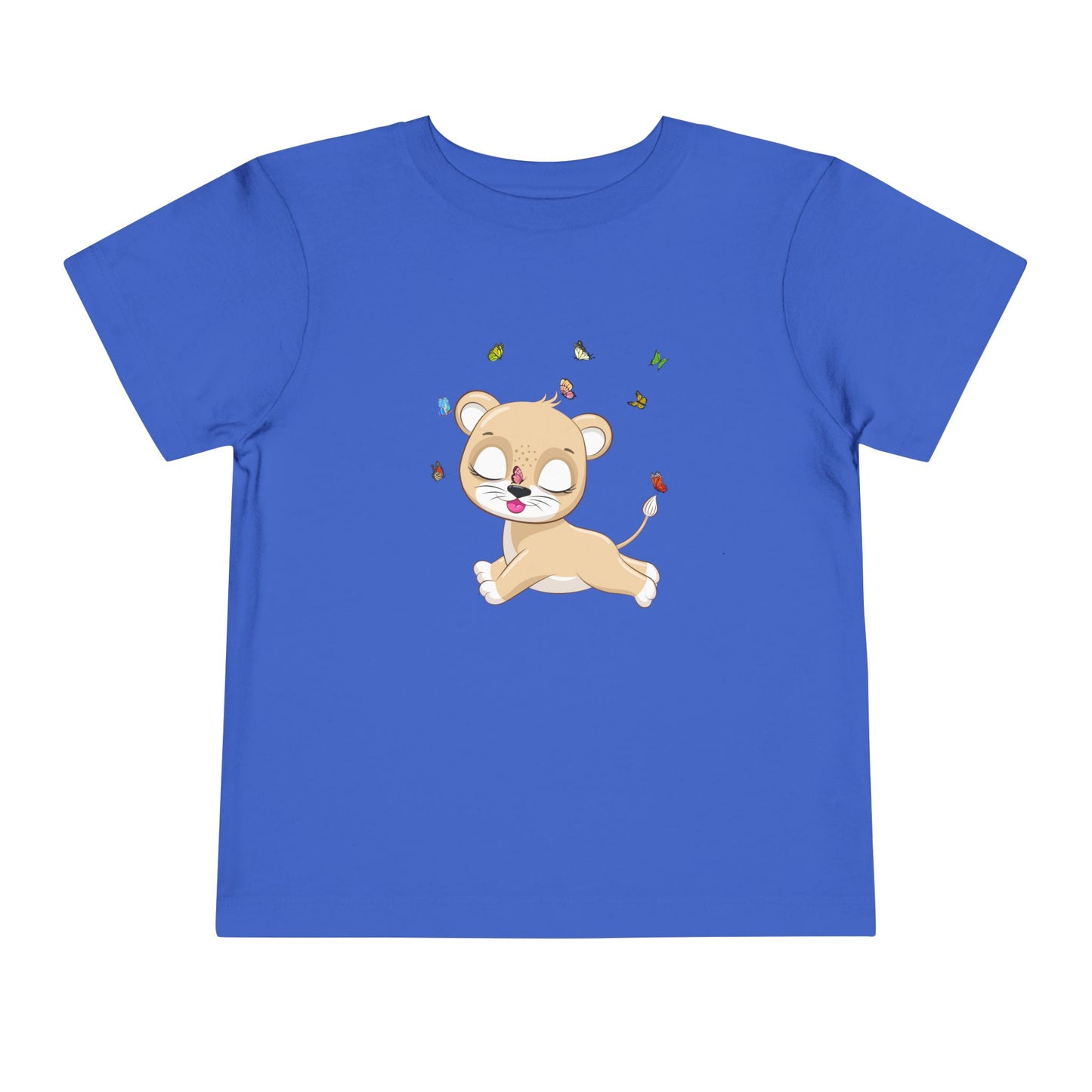 Playful Toddler Tee with Cute Lion Design, Children's Summer Shirt, Gift for Kids, Animal Lover Tee, Birthday Outfit