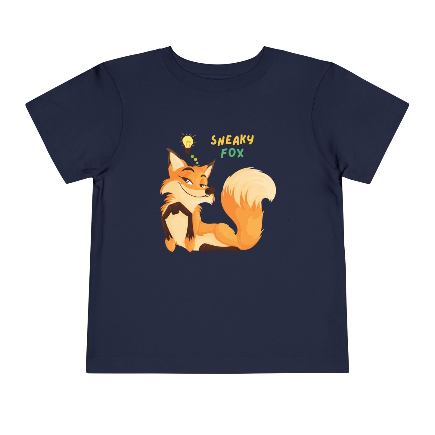 Sneaky Fox Toddler Tee, Cute Toddler Shirt, Animal Lover Gift, Kids Birthday Outfit, Nursery Decor