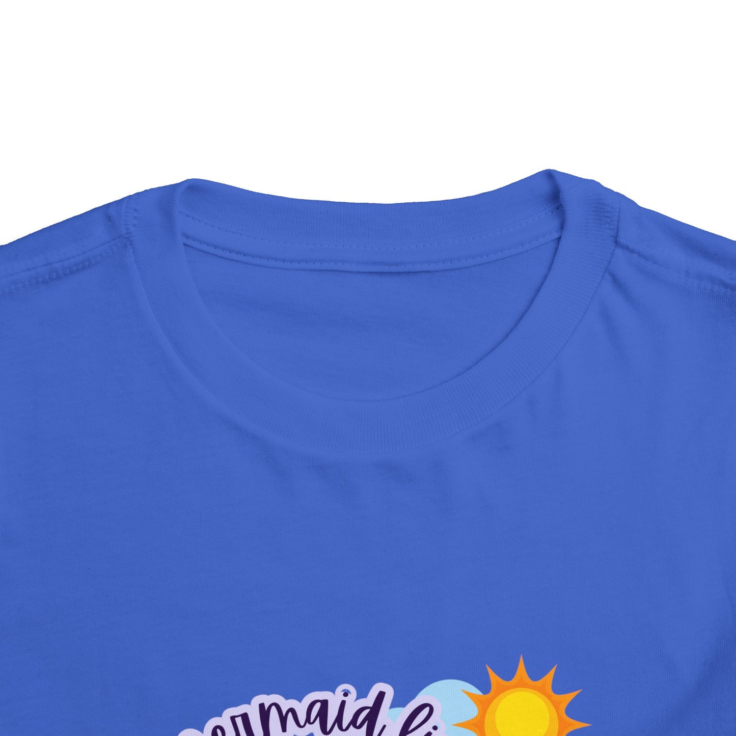 Mermaid Live Toddler Tee, Fun Summer Shirt, Cute Kids Clothing, Beach Outfit, Birthday Gift, Playtime Essential