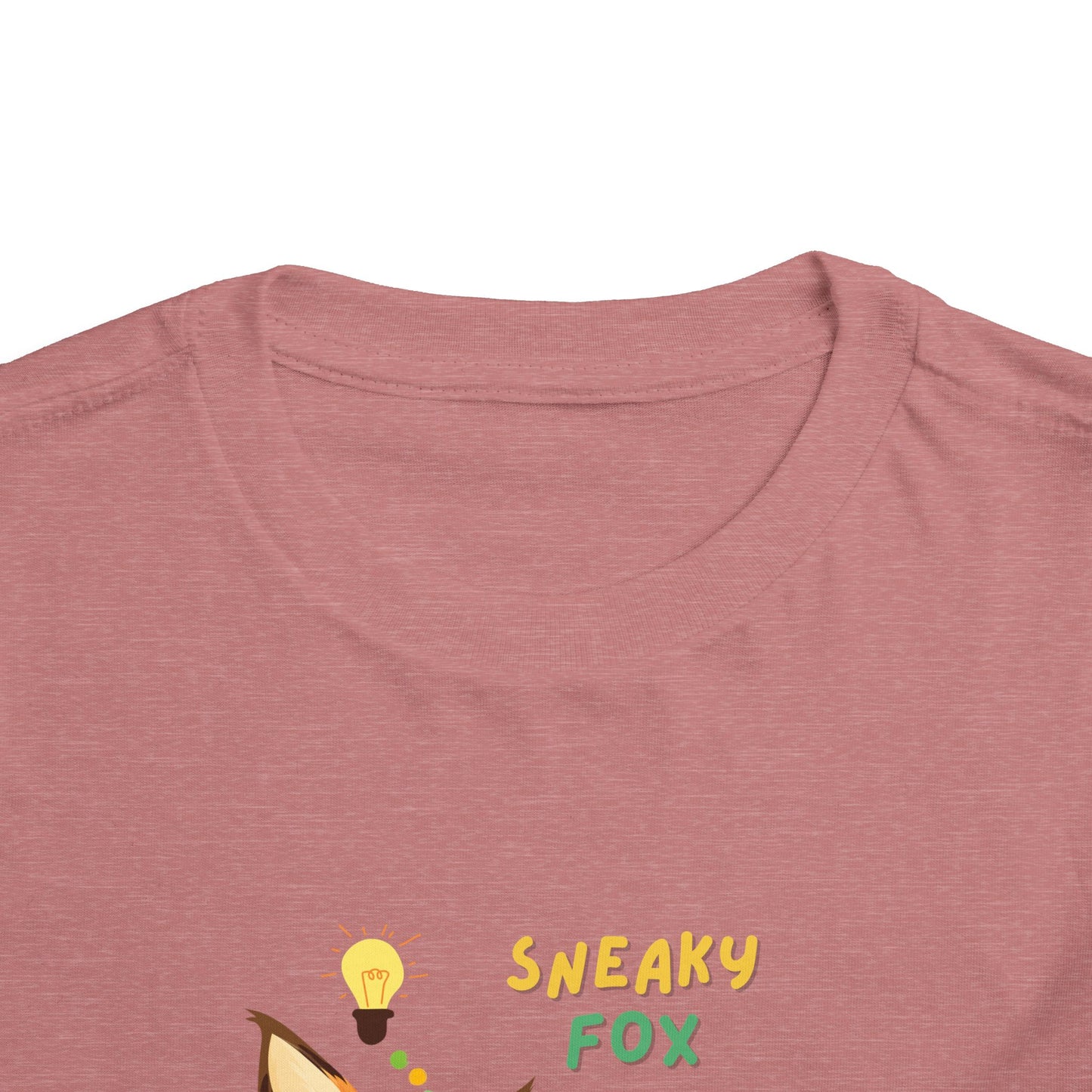 Sneaky Fox Toddler Tee, Cute Toddler Shirt, Animal Lover Gift, Kids Birthday Outfit, Nursery Decor