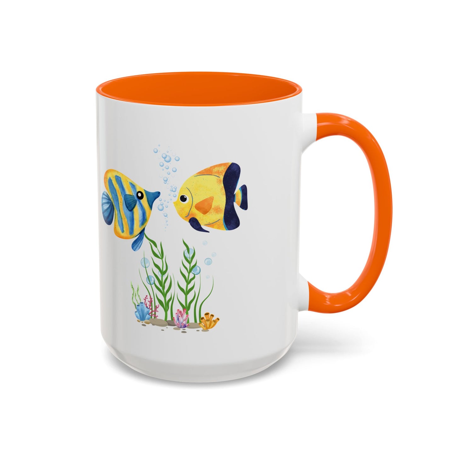 Two fish greet in underwater Coffee Mug