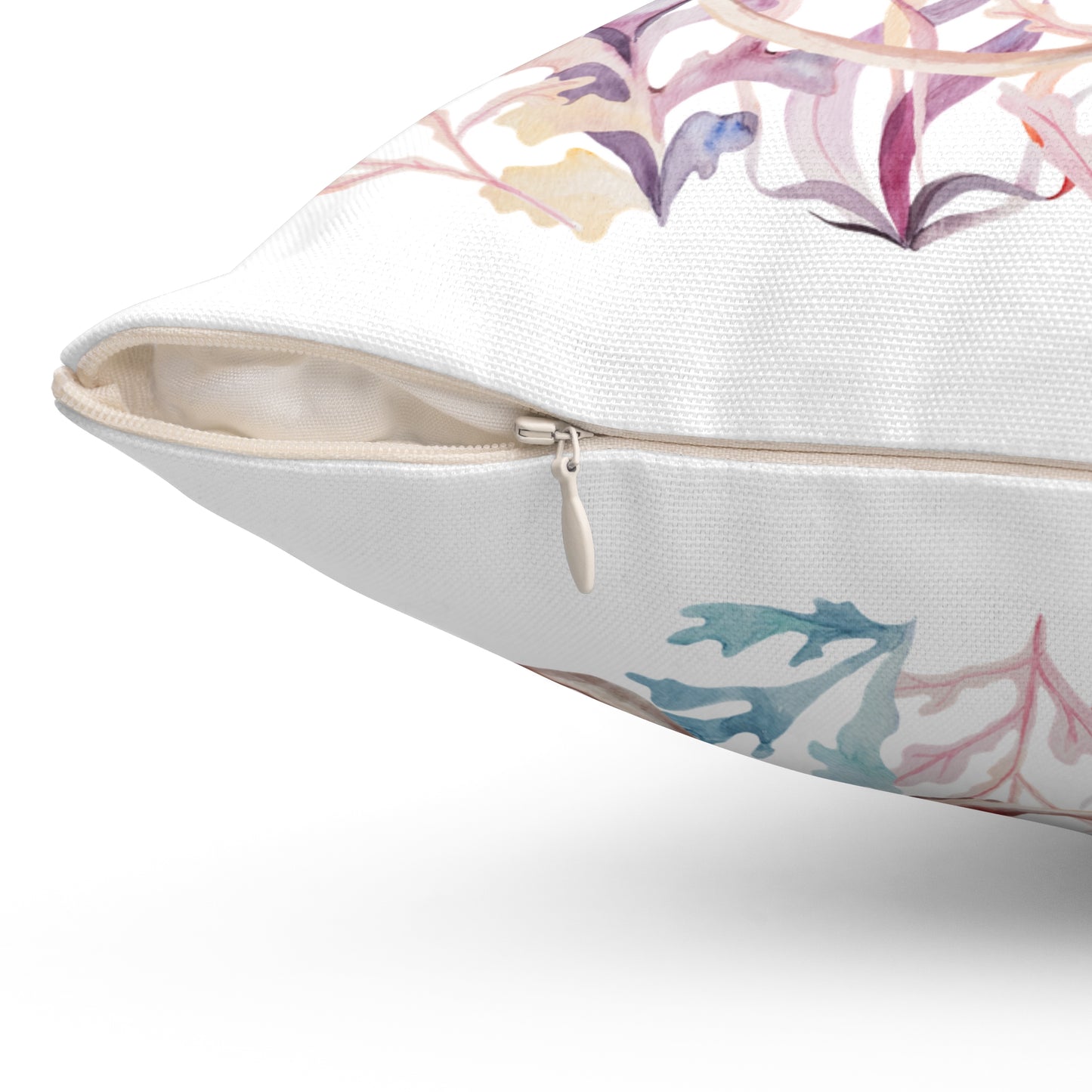 Squid dance of tentacles and translucence Spun Polyester Square Pillow