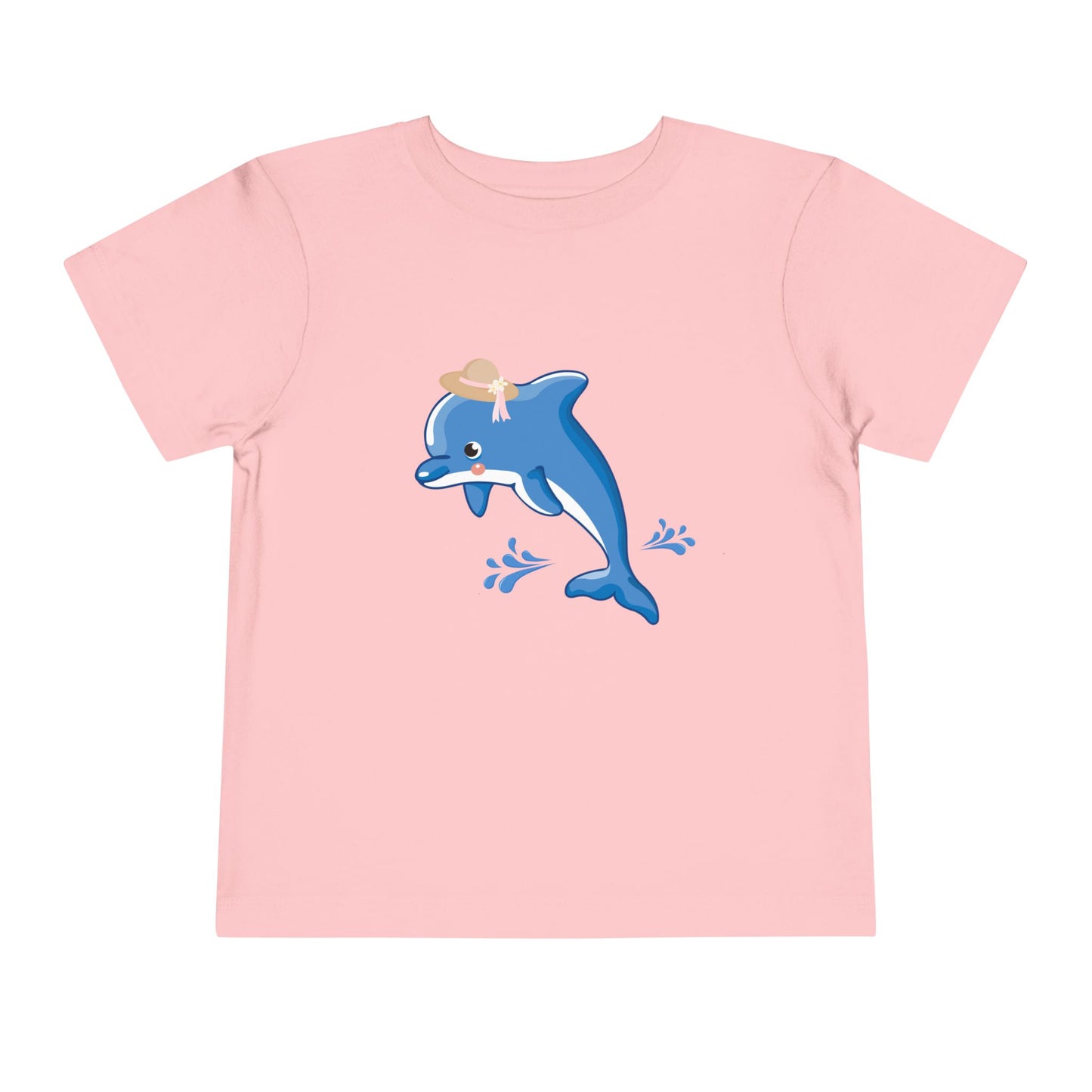 Adorable Dolphin Toddler Tee, Cute Kid's T-Shirt, Summer Outfit, Beach Day Apparel, Gift for Toddlers, Fun Children's Clothing
