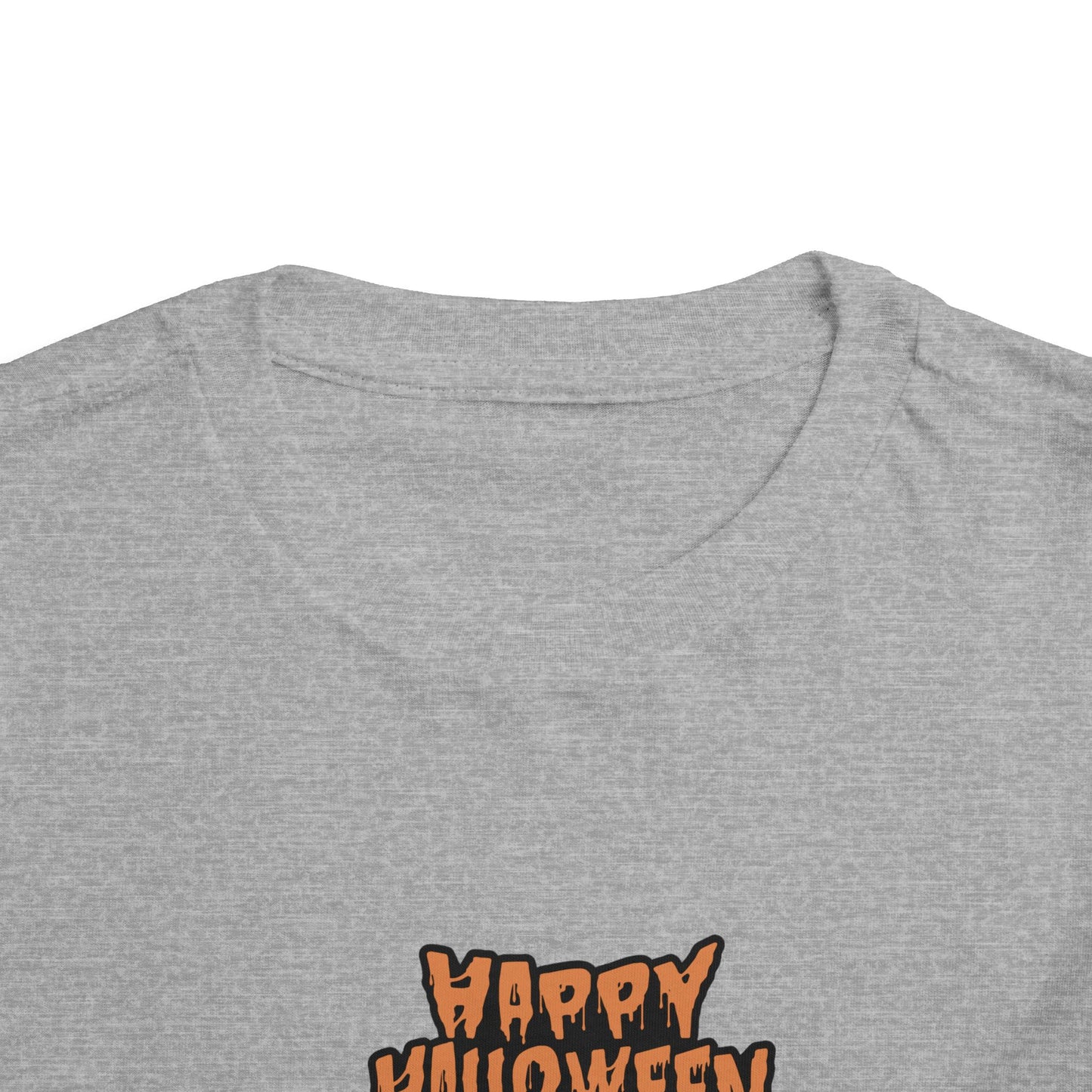 Happy Halloween Toddler Tee, Cute Halloween Shirt, Kids Party Outfit, Trick or Treat Apparel, Fun Ghost Design Toddler T-Shirt