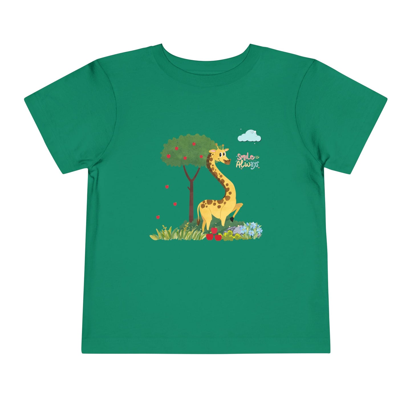 Adorable Toddler Giraffe Tee, Cute Kids Shirt, Playful Summer Top, Toddler Gift, Nature-Themed Children’s Apparel