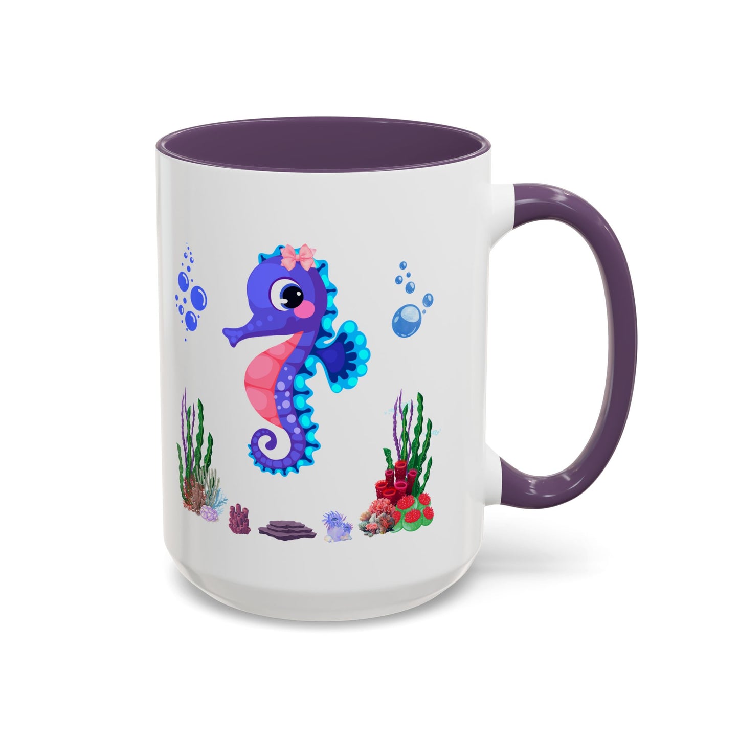 Seahores playful under the sea Coffee Mug
