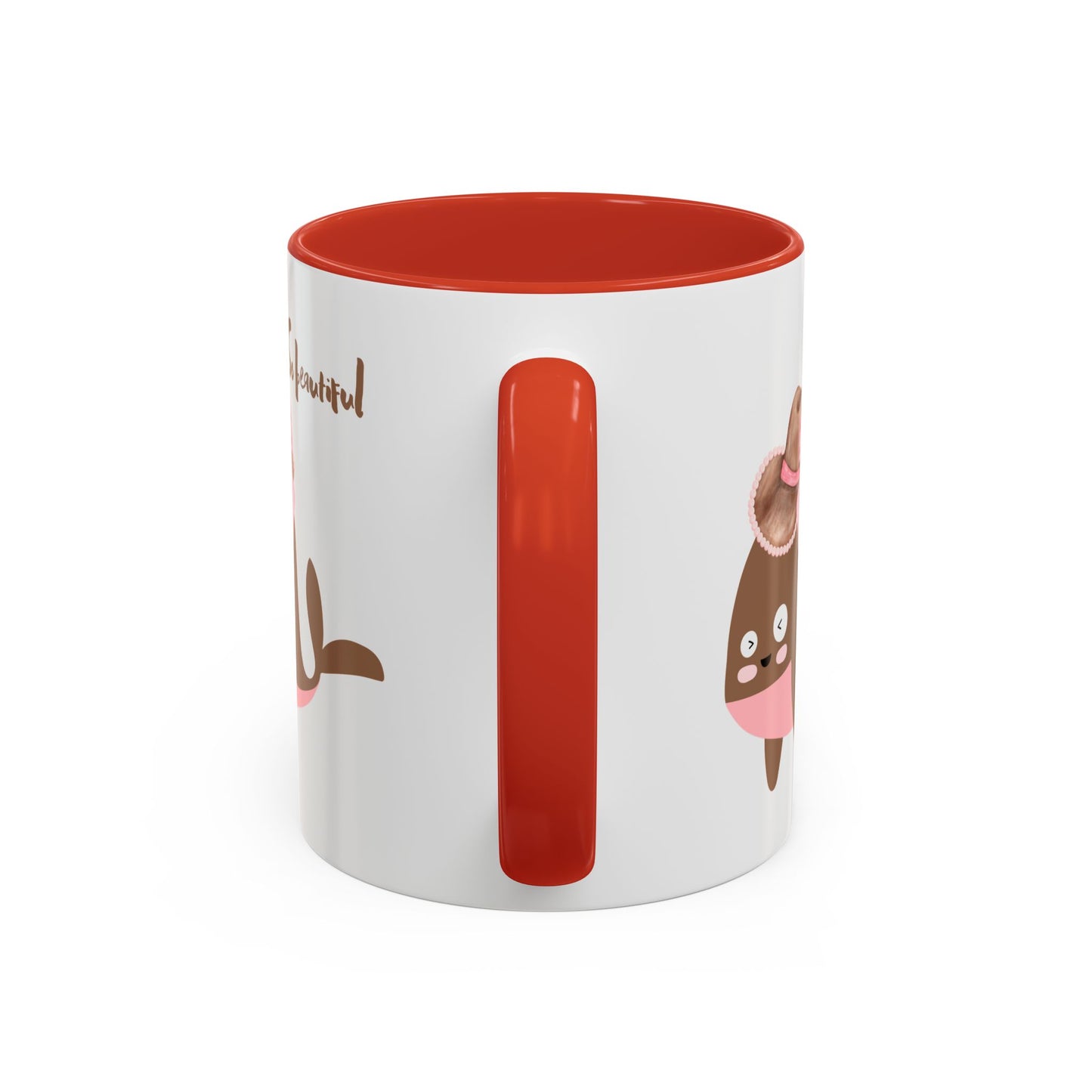 Whale wearing a cowboy hat with a pink bow Coffee Mug