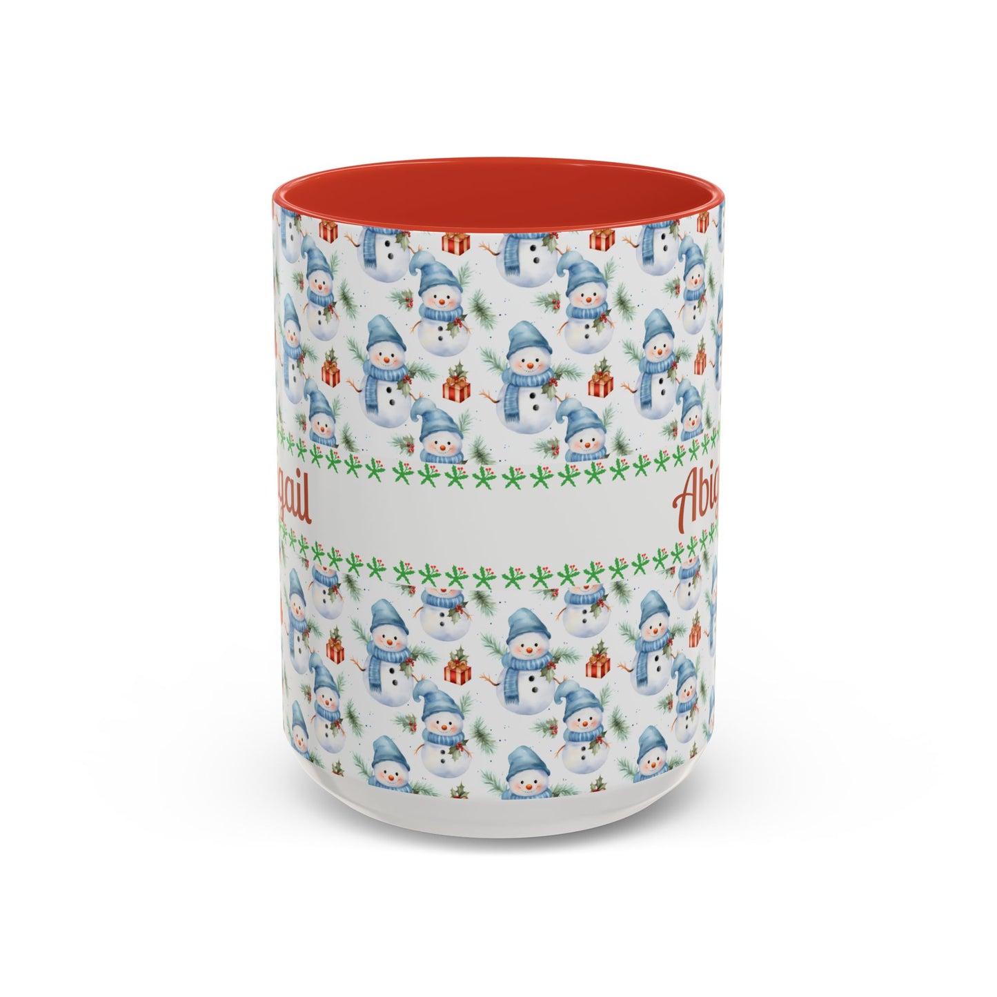 Festive Snowman Coffee Mug, Personalized Holiday Mug, Winter Decor, Gift for Her, Cute Coffee Cup