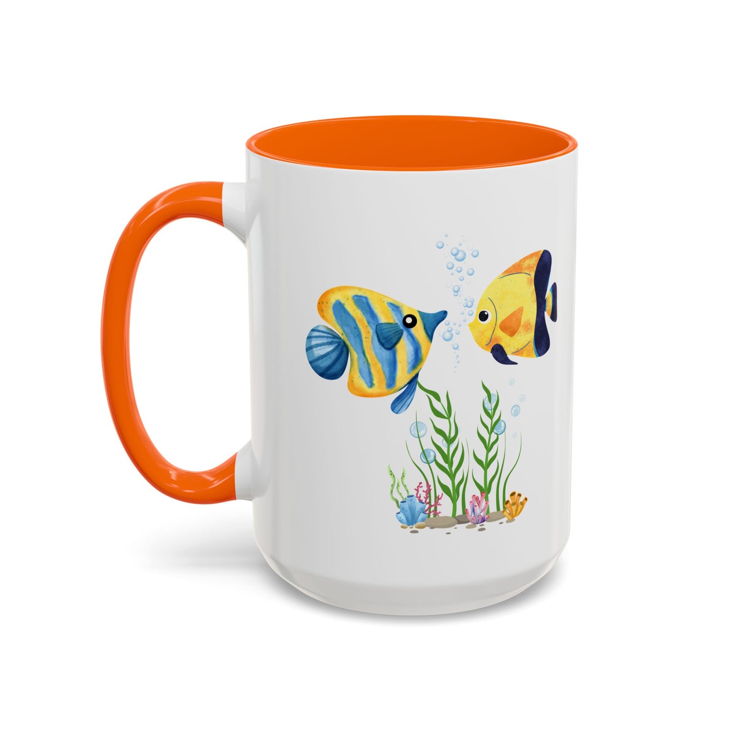 Two fish greet in underwater Coffee Mug