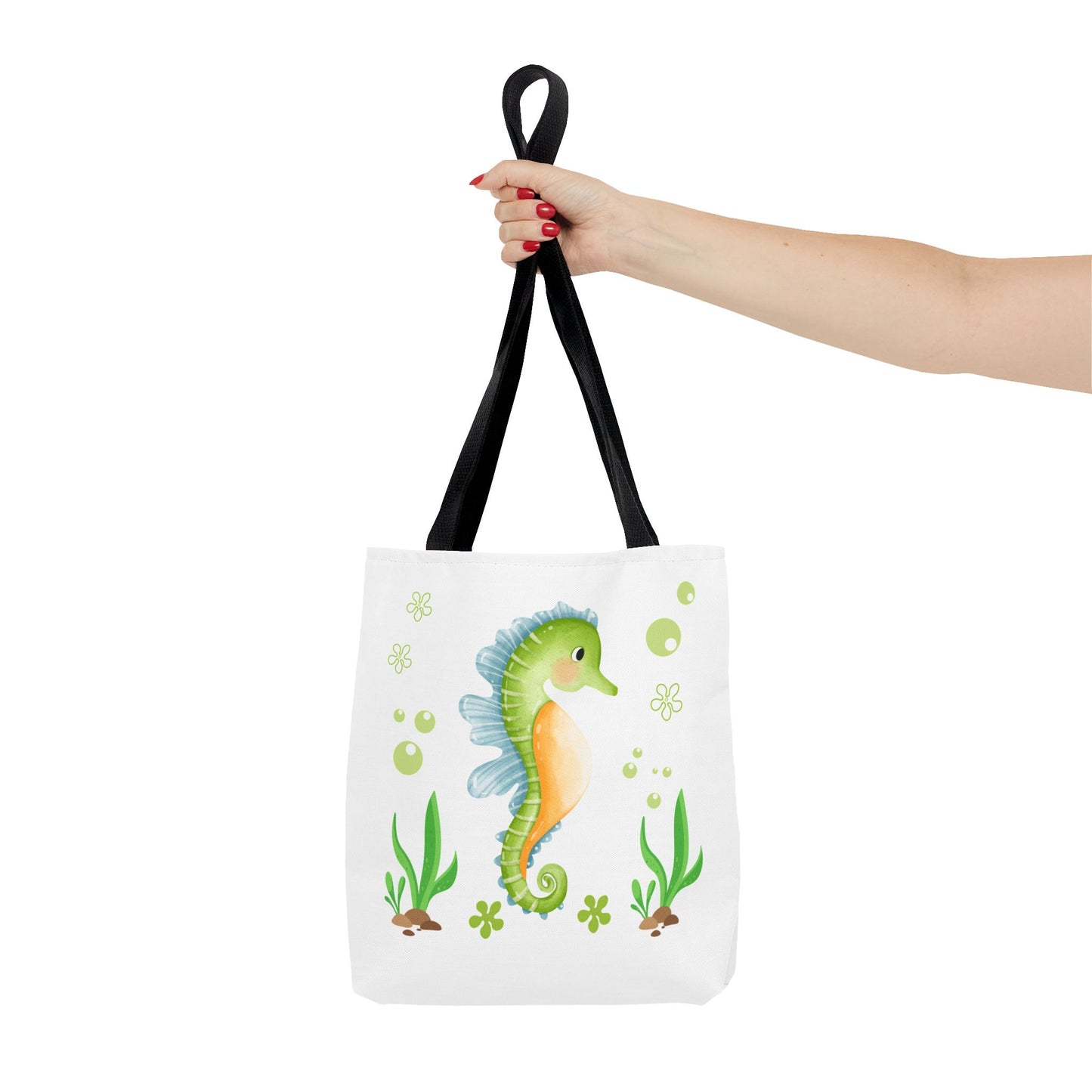 Seahorse with a focus on the natural world Tote Bag