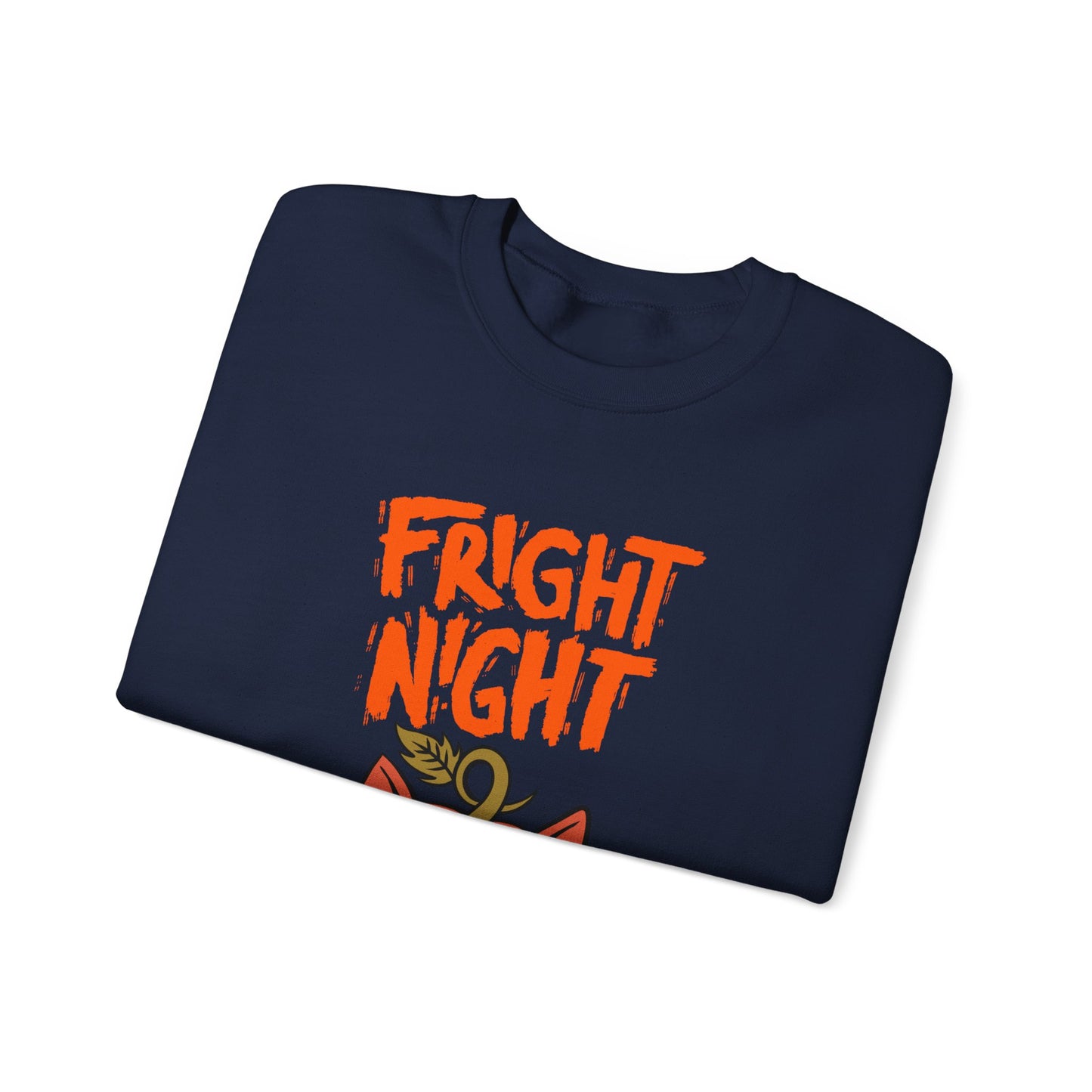 Halloween Cat Sweatshirt, Cozy Fall Apparel, Unisex Crewneck, Fright Night Design, Halloween Gift, Autumn Fashion