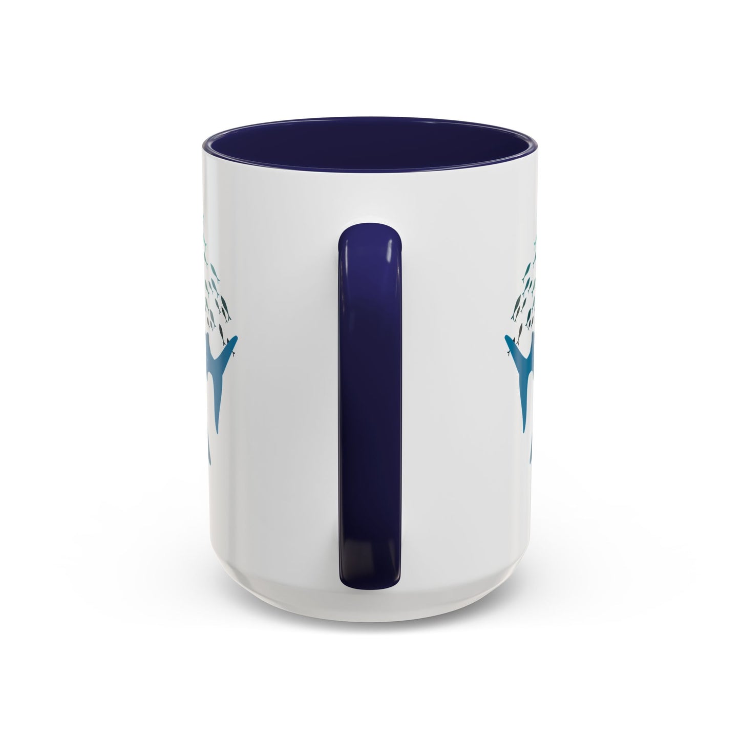 Whale Shark school of fish and buddles Coffee Mug