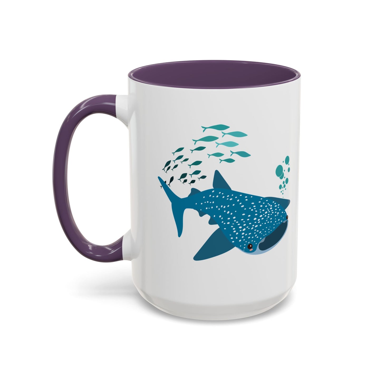 Whale Shark school of fish and buddles Coffee Mug