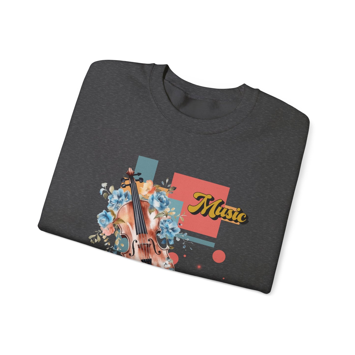 Musical Vibes Crewneck Sweatshirt | Gift for Music Lovers, Cozy and Stylish, Perfect for Concerts, Casual Wear, All Seasons