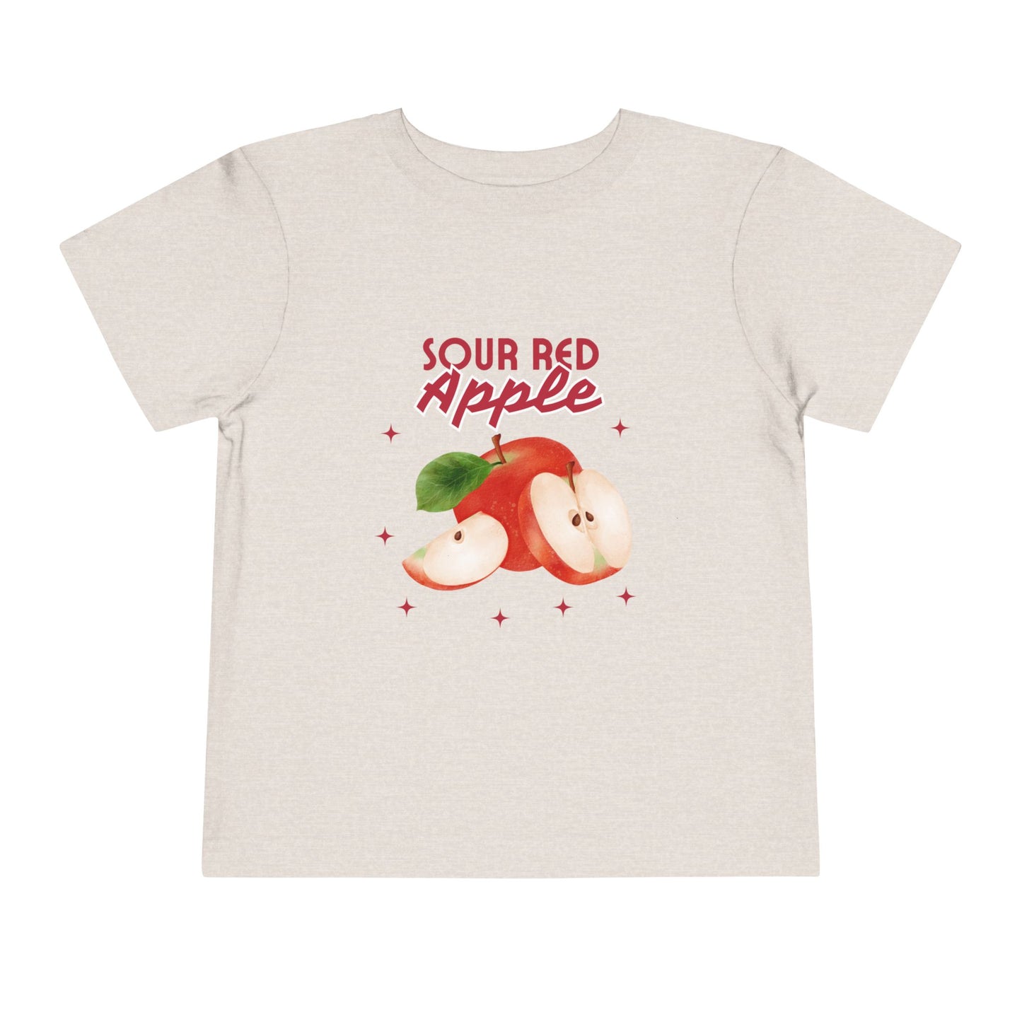Cute Toddler Apple Tee, Short Sleeve Shirt for Kids, Summer Outfit, Gift for Toddlers, Fruit Themed Clothing, Birthday Party Wear