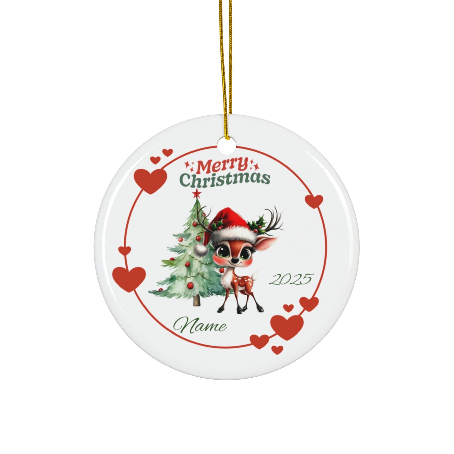 Personalized Christmas Ornament, Festive Holiday Decor, Unique Gifts for Friends and Family, Tree Decoration, Keepsake