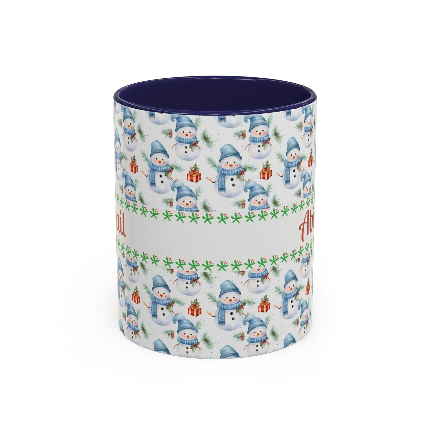 Festive Snowman Coffee Mug, Personalized Holiday Mug, Winter Decor, Gift for Her, Cute Coffee Cup