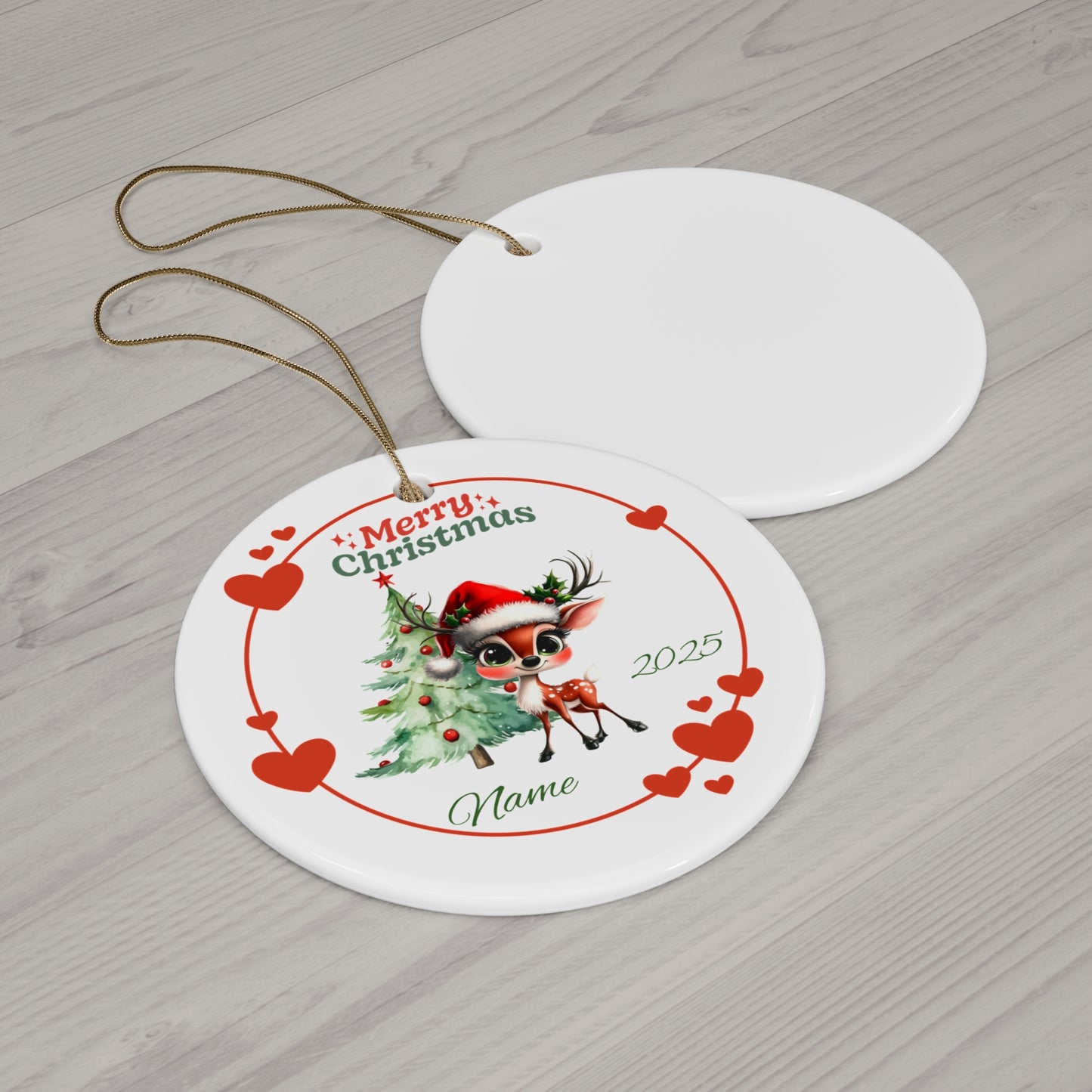 Personalized Christmas Ornament, Festive Holiday Decor, Unique Gifts for Friends and Family, Tree Decoration, Keepsake