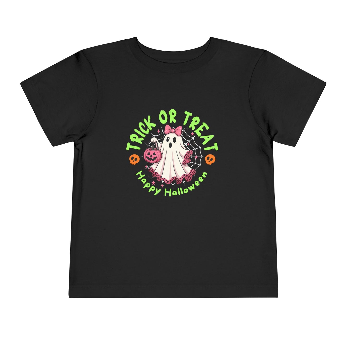 Halloween Toddler T-Shirt, Trick or Treat Tee, Kids Costume Shirt, Spooky Season Apparel, Fall Holiday Gift