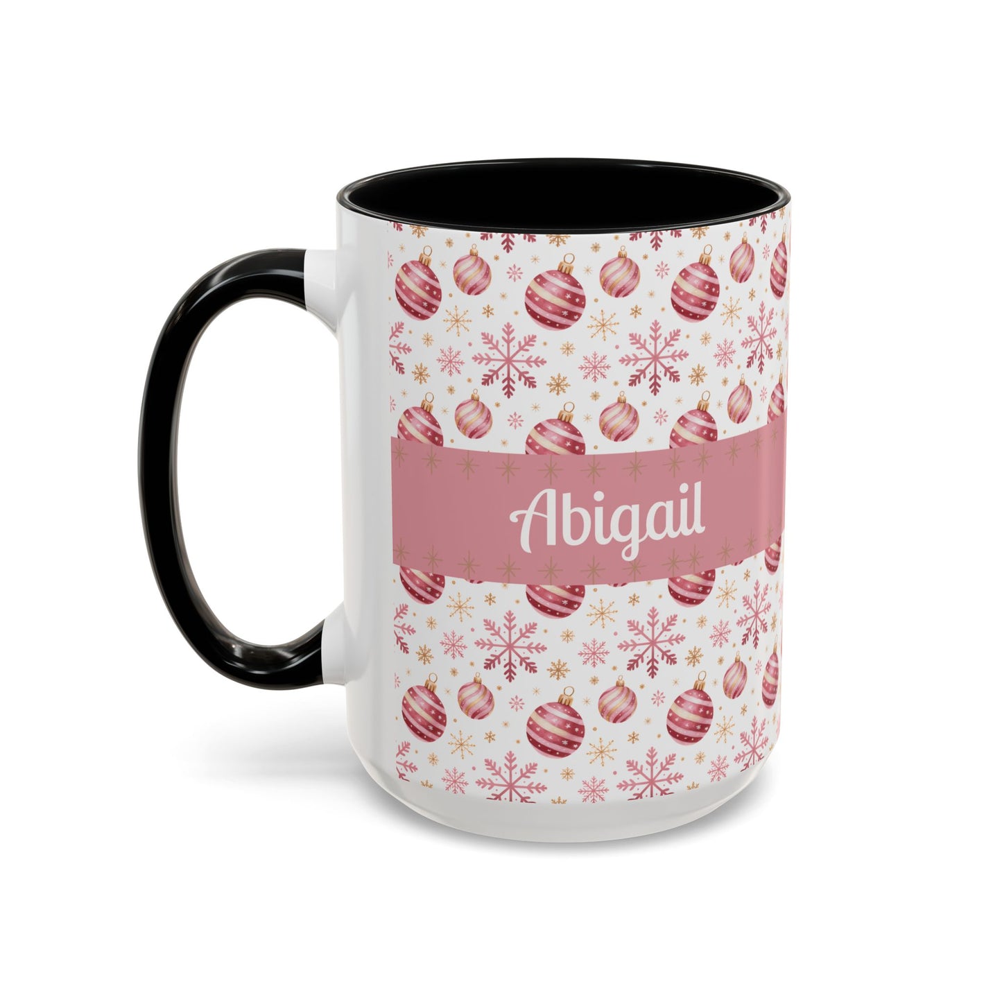 Personalized Holiday Coffee Mug - Custom Name - Festive Christmas Gift, Winter Decor, Family Mug, Personalized Present