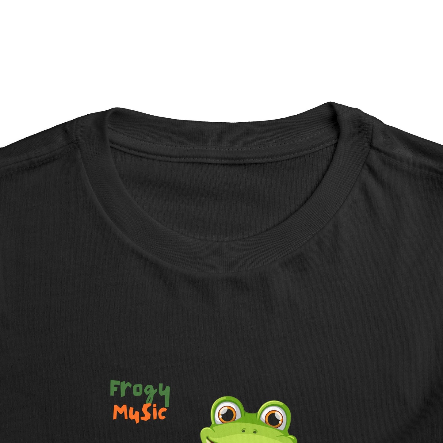 Musical Frog Toddler Tee, Cute Gift for Kids, Fun Summer Wear, Birthday Present, Playful Tee for Little Ones