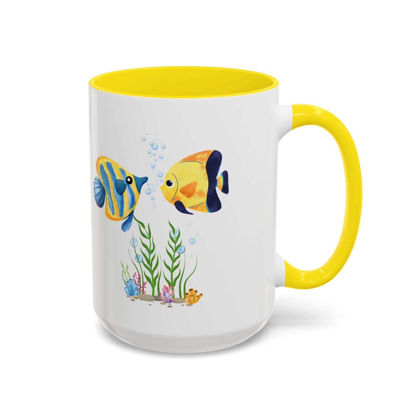 Two fish greet in underwater Coffee Mug